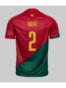 Billige Portugal Diogo Dalot #2 Hjemmedrakt VM 2022 Kortermet